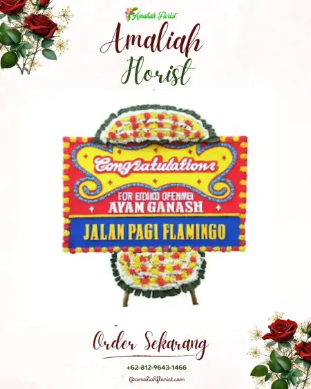 Sewa Papan Bunga Tleter